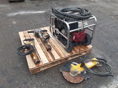 Hydraulický agregát CAT PP 120 + 3 ks příslušenství (NDL0098)